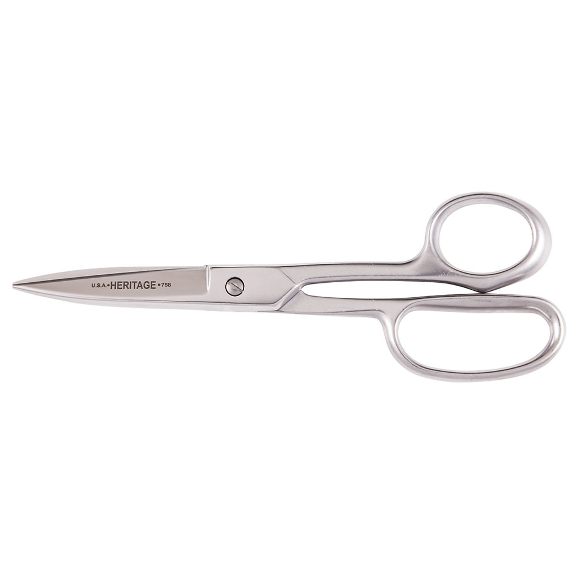 Klein Tools, Utility Shear, Stainless Steel, 8in., Blade Size 3 in, Tool Length 8.63 in, Model# G758HC